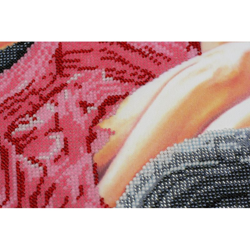 Bead Embroidery Kit on Art Canvas "Flashbacks"