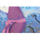Bead Embroidery Kit on Art Canvas "Jazz age girls (Part 3)"