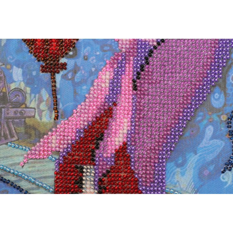 Bead Embroidery Kit on Art Canvas "Jazz age girls (Part 3)"