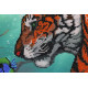 Bead Embroidery Kit on Art Canvas "Underwater hunting"