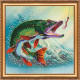 Bead Embroidery Kit on Art Canvas "On the hook"