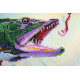 Bead Embroidery Kit on Art Canvas "On the hook"