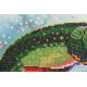 Bead Embroidery Kit on Art Canvas "On the hook"