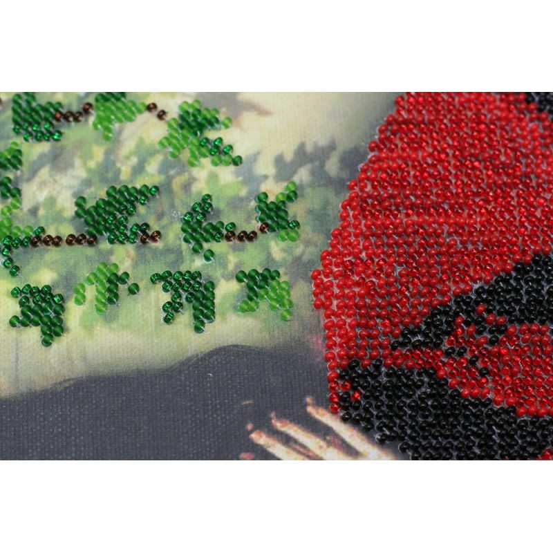Bead Embroidery Kit on Art Canvas "The Magdalen in Penitence"
