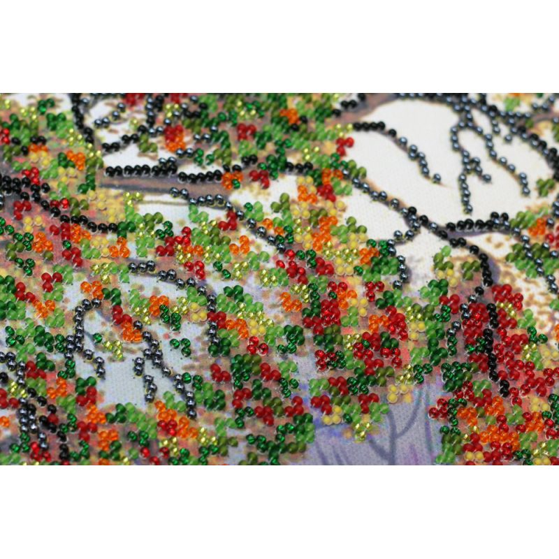 Bead Embroidery Kit on Art Canvas "Paradise"