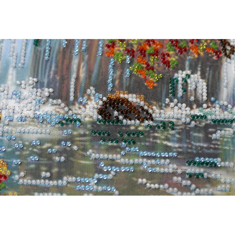Bead Embroidery Kit on Art Canvas "Paradise"