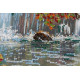 Bead Embroidery Kit on Art Canvas "Paradise"