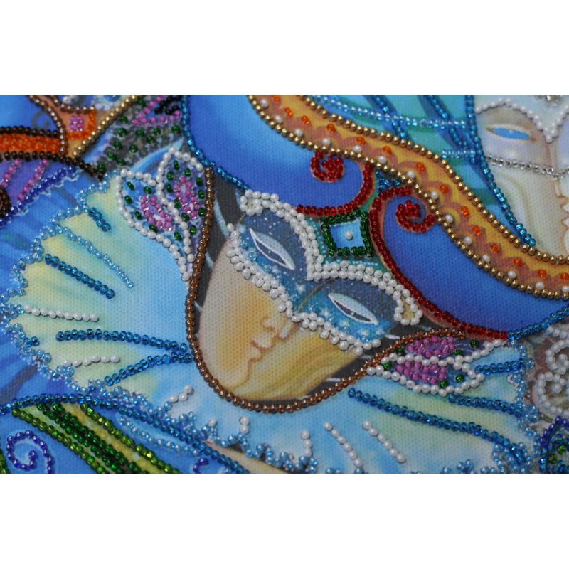 Bead Embroidery Kit on Art Canvas "Performance"