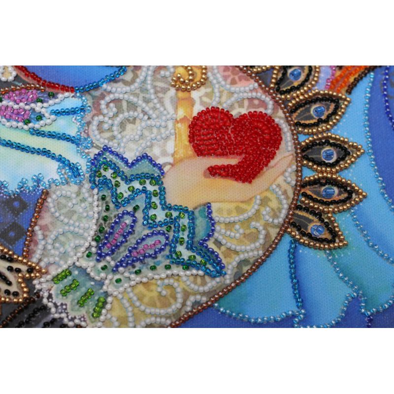 Bead Embroidery Kit on Art Canvas "Performance"
