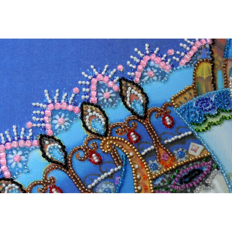 Bead Embroidery Kit on Art Canvas "Performance"