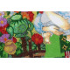Bead Embroidery Kit on Art Canvas "Nearest and dearest"
