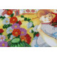 Bead Embroidery Kit on Art Canvas "Nearest and dearest"