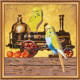 Bead Embroidery Kit on Art Canvas "Riding"