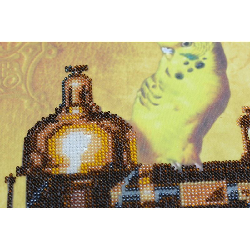 Bead Embroidery Kit on Art Canvas "Riding"
