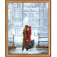 Bead Embroidery Kit on Art Canvas "Foul weather"