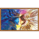 Bead Embroidery Kit on Art Canvas "Two together"
