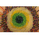 Bead Embroidery Kit on Art Canvas "Sunny pulse"