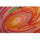 Bead Embroidery Kit on Art Canvas "Sunny pulse"