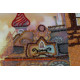 Bead Embroidery Kit on Art Canvas "Old town"