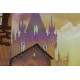 Bead Embroidery Kit on Art Canvas "Old town"
