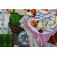 Bead Embroidery Kit on Art Canvas "Christmas Party"