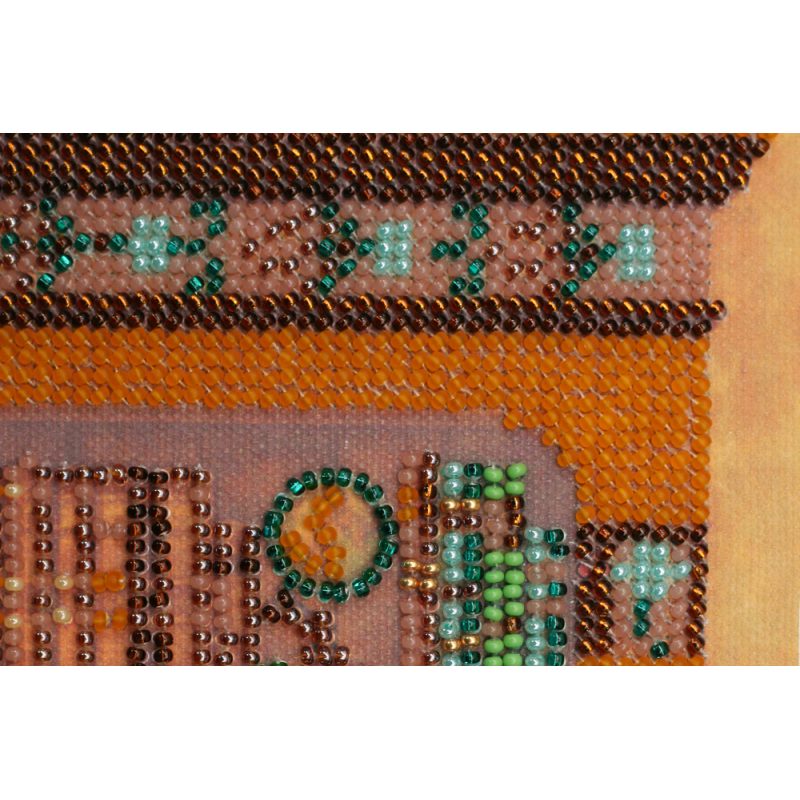 Bead Embroidery Kit on Art Canvas "Salon buffet"