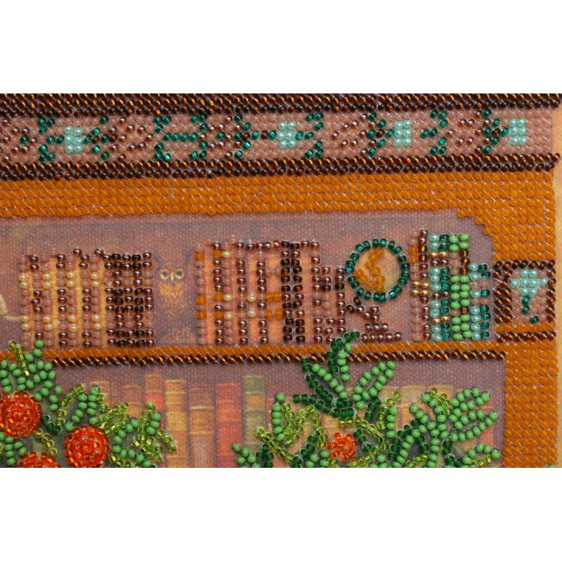 Bead Embroidery Kit on Art Canvas "Salon buffet"