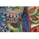 Bead Embroidery Kit on Art Canvas "Smart eagle owl"