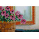 Bead Embroidery Kit on Art Canvas "Azalea"