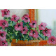Bead Embroidery Kit on Art Canvas "Azalea"