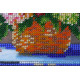 Bead Embroidery Kit on Art Canvas "Hydrangea at window"