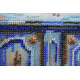 Bead Embroidery Kit on Art Canvas "Hydrangea at window"