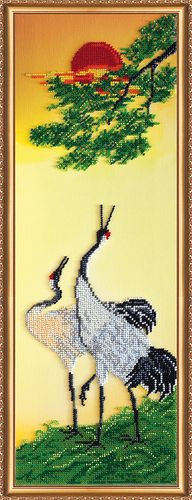 Bead Embroidery Kit on Art Canvas "Japan style – 1"