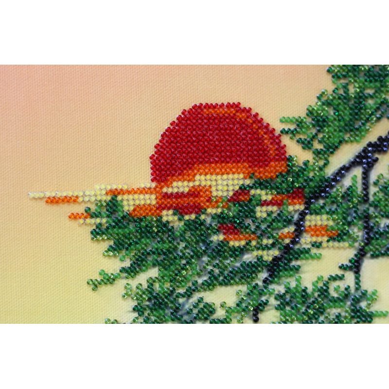 Bead Embroidery Kit on Art Canvas "Japan style – 1"