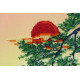 Bead Embroidery Kit on Art Canvas "Japan style – 1"