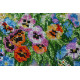Bead Embroidery Kit on Art Canvas "Summer aroma-1"