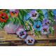 Bead Embroidery Kit on Art Canvas "Summer aroma-1"