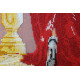 Bead Embroidery Kit on Art Canvas "Evening embankment"