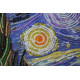 Bead Embroidery Kit on Art Canvas "Starlight night"