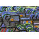 Bead Embroidery Kit on Art Canvas "Starlight night"