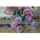 Bead Embroidery Kit on Art Canvas "Sweet life"