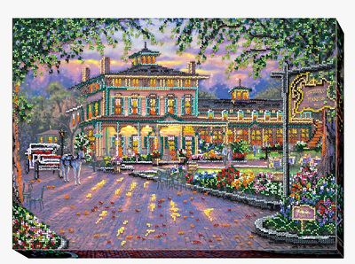 Bead Embroidery Kit on Art Canvas "Banquet"