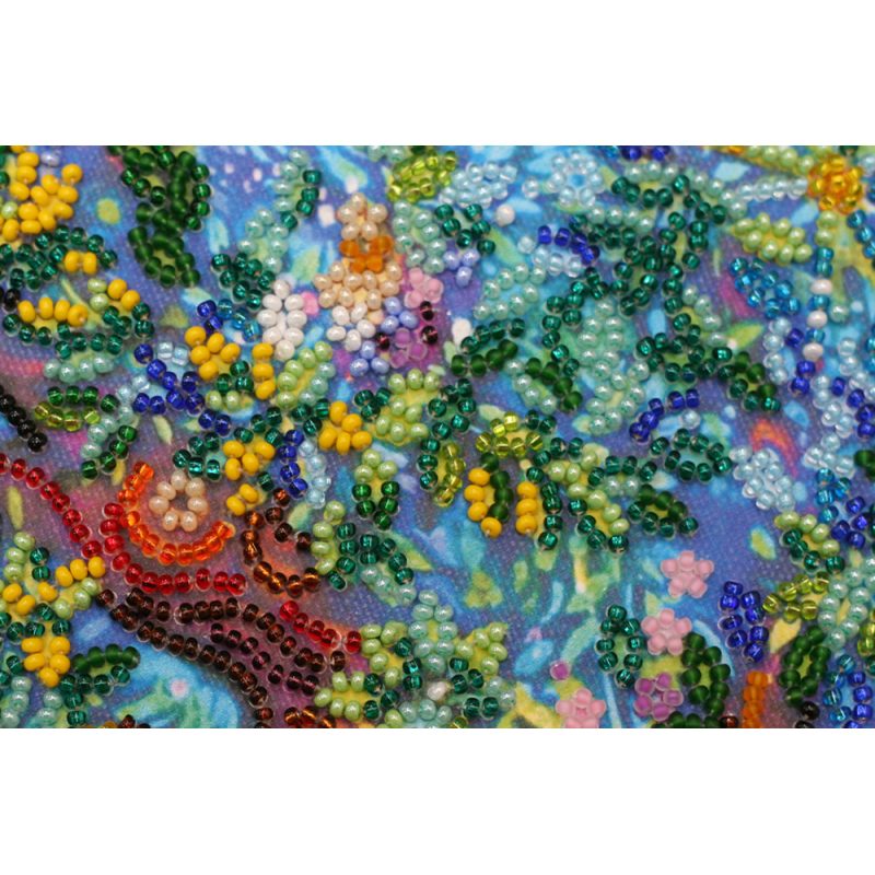 Bead Embroidery Kit on Art Canvas "Magic"