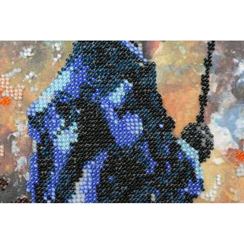Bead Embroidery Kit on Art Canvas "Love story – 1"