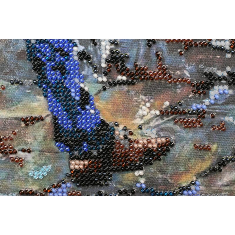 Bead Embroidery Kit on Art Canvas "Love story – 1"
