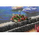 Bead Embroidery Kit on Art Canvas "Bay"