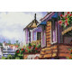 Bead Embroidery Kit on Art Canvas "Bay"
