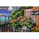 Bead Embroidery Kit on Art Canvas "Bay"