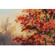 Bead Embroidery Kit on Art Canvas "Autumn scenes-1"