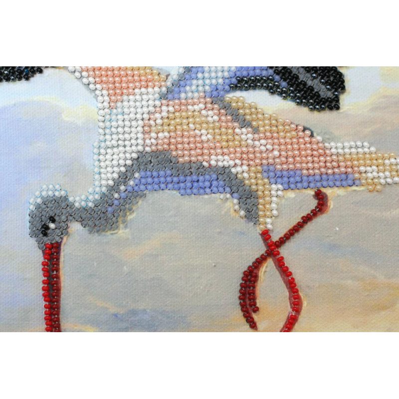 Bead Embroidery Kit on Art Canvas "Family"